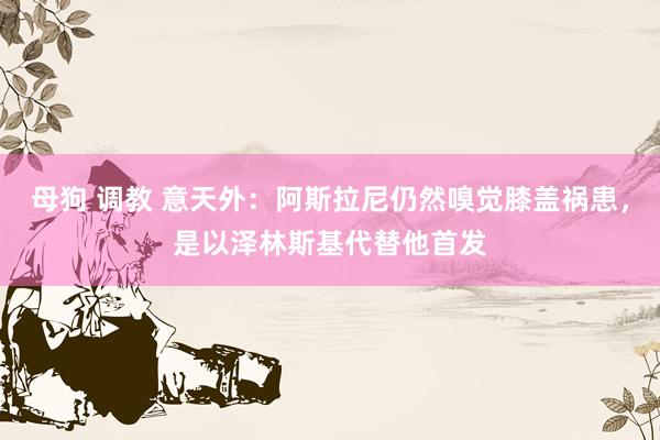 母狗 调教 意天外：阿斯拉尼仍然嗅觉膝盖祸患，是以泽林斯基代替他首发